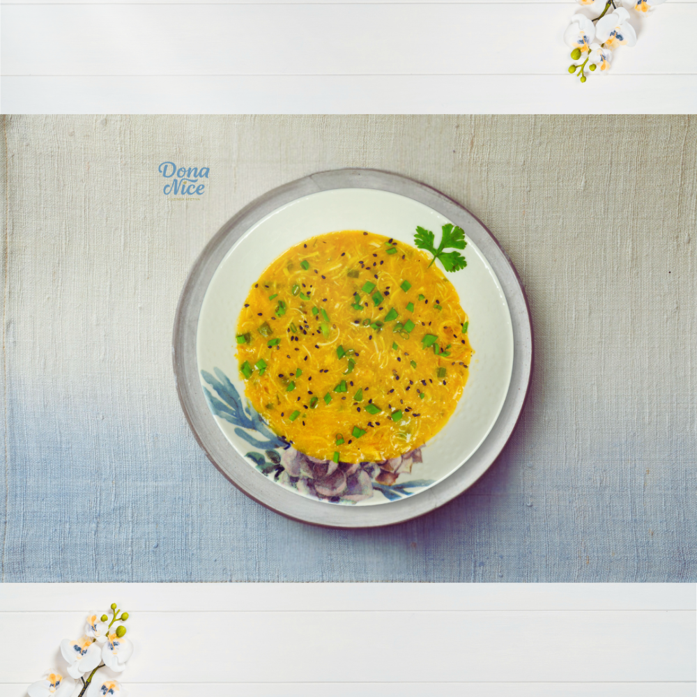 caldo de jerimum com frango